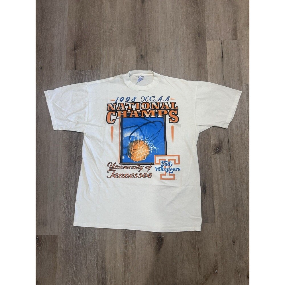 Vintage 1998 University Of Tennessee Volunteers Lady Basketball T-Shirt XL